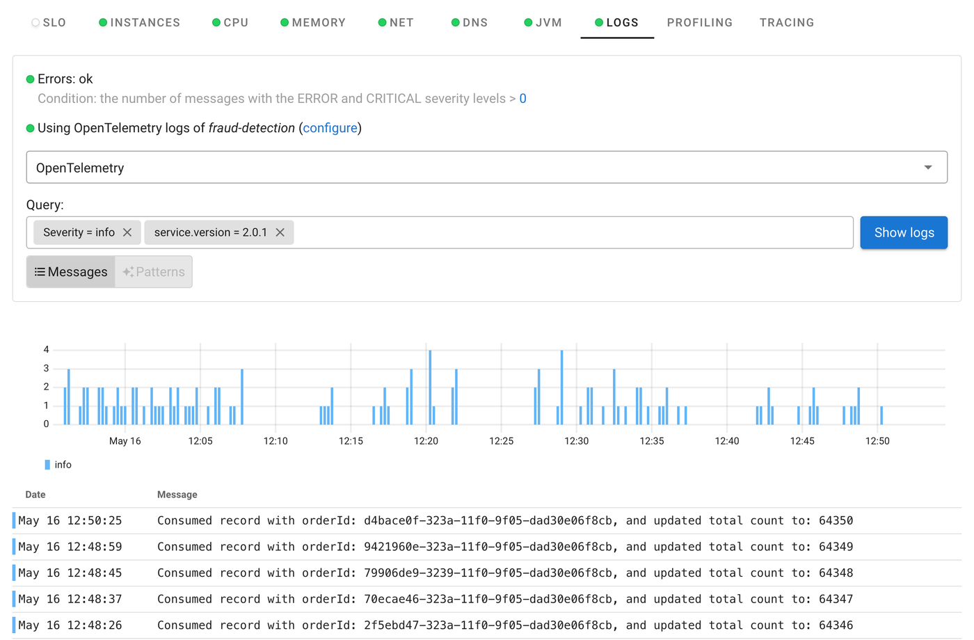 Log Monitoring Improvements